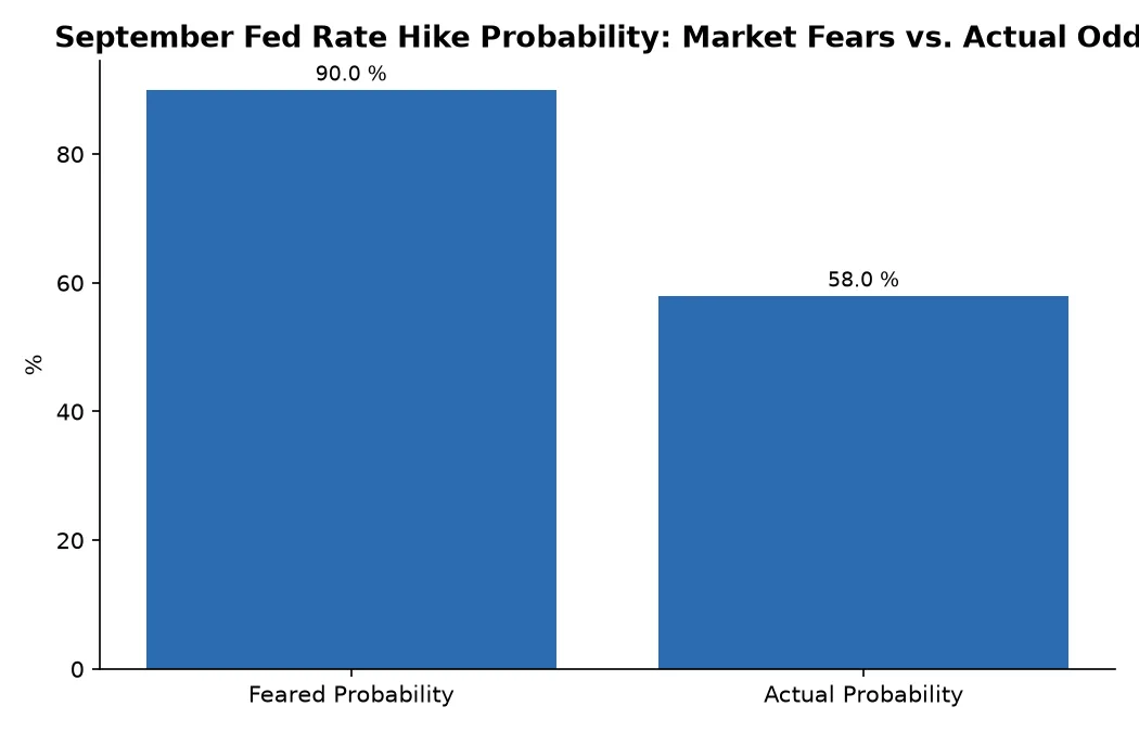 September Fed Rate Hike Probability: Market Fears vs. Actual Odds