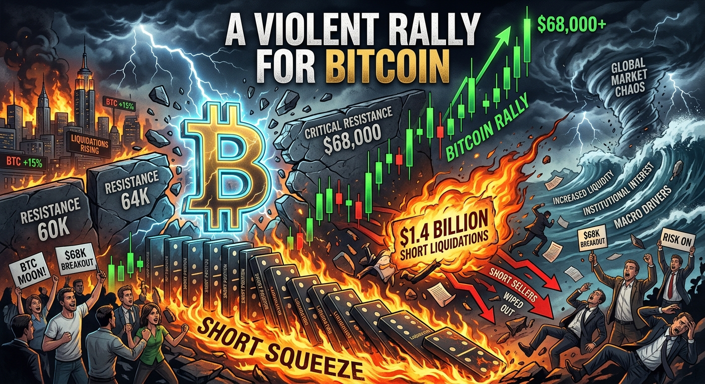 Bitcoin Breaks the $68,000 Barrier: Market Volatility Triggers Massive Short Liquidations