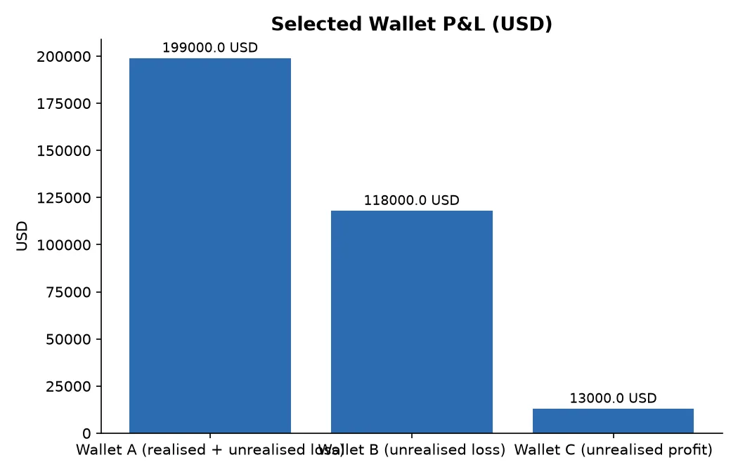 Selected Wallet P&L (USD)